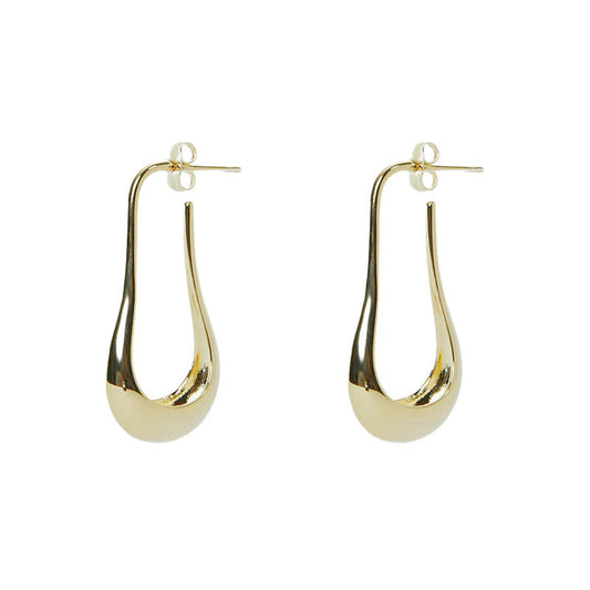 ARGENTO VIVO THE GEOMETRIC PEAR EARRING