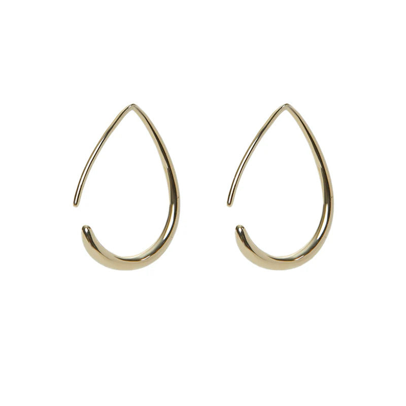 ARGENTO VIVO THE TEARDROP PULL THROUGH EARRING
