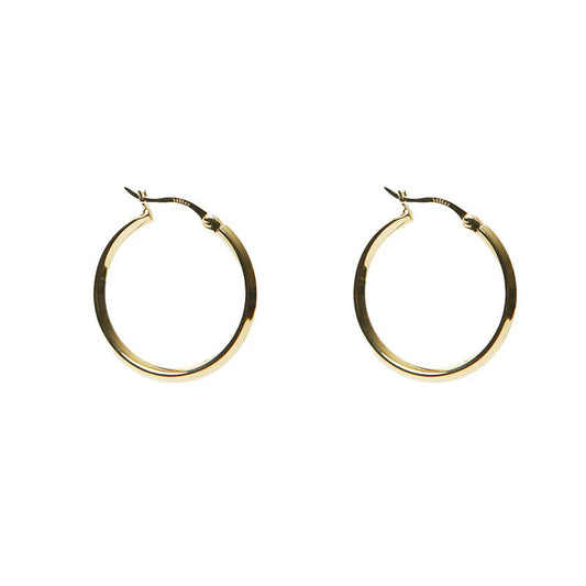 ARGENTO VIVO THE KNIFE EDGE HOOP