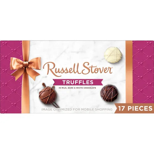 Russell Stover Chocolates Truffle Assortment, 9.4 oz. Box