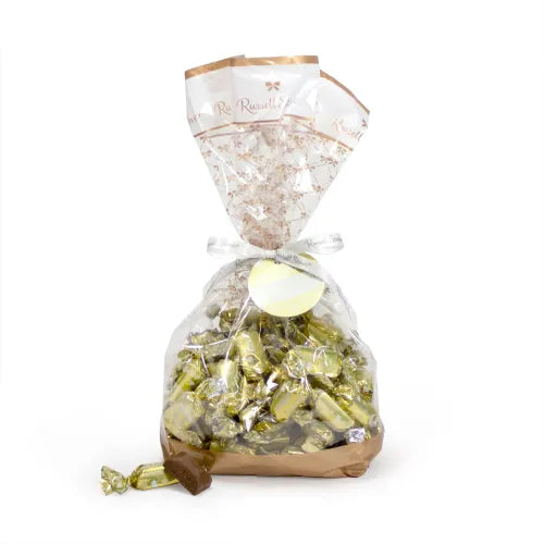 Russell Stover Chocolates Milk Chocolate Caramel Miniatures in Winter Wrap, 24 oz.