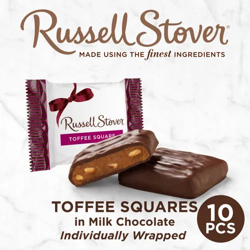 Russell Stover Chocolates Milk Chocolate Toffee Favorites, 6 oz. bag
