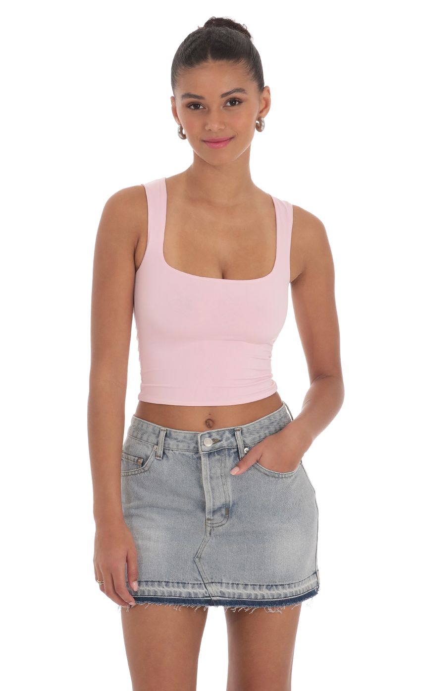 Lucy in the Sky Scoop Neck Tank Top