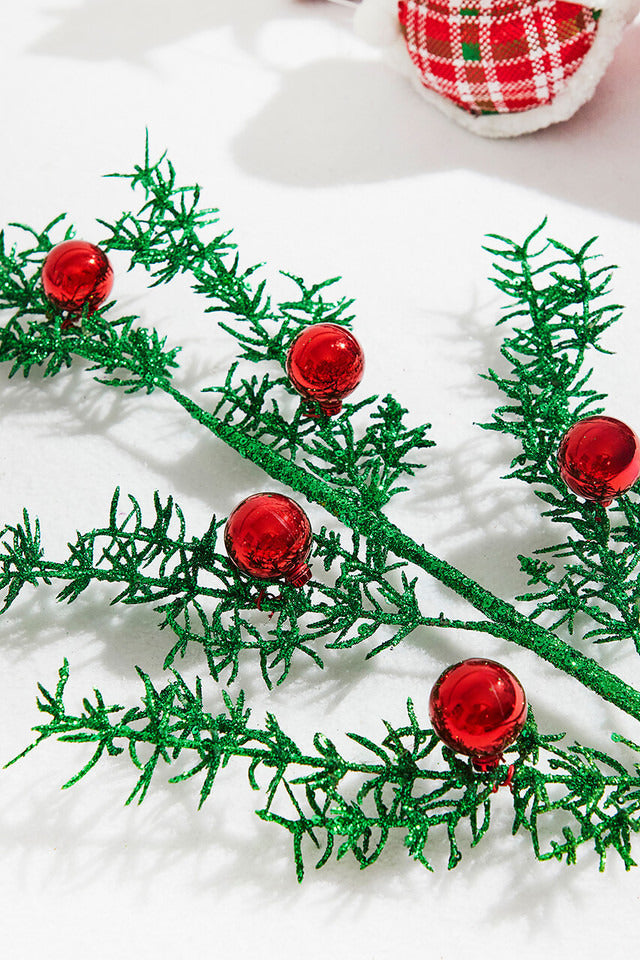 Decorator's Warehouse 31” Glitter Pine Ball Ornament Spray