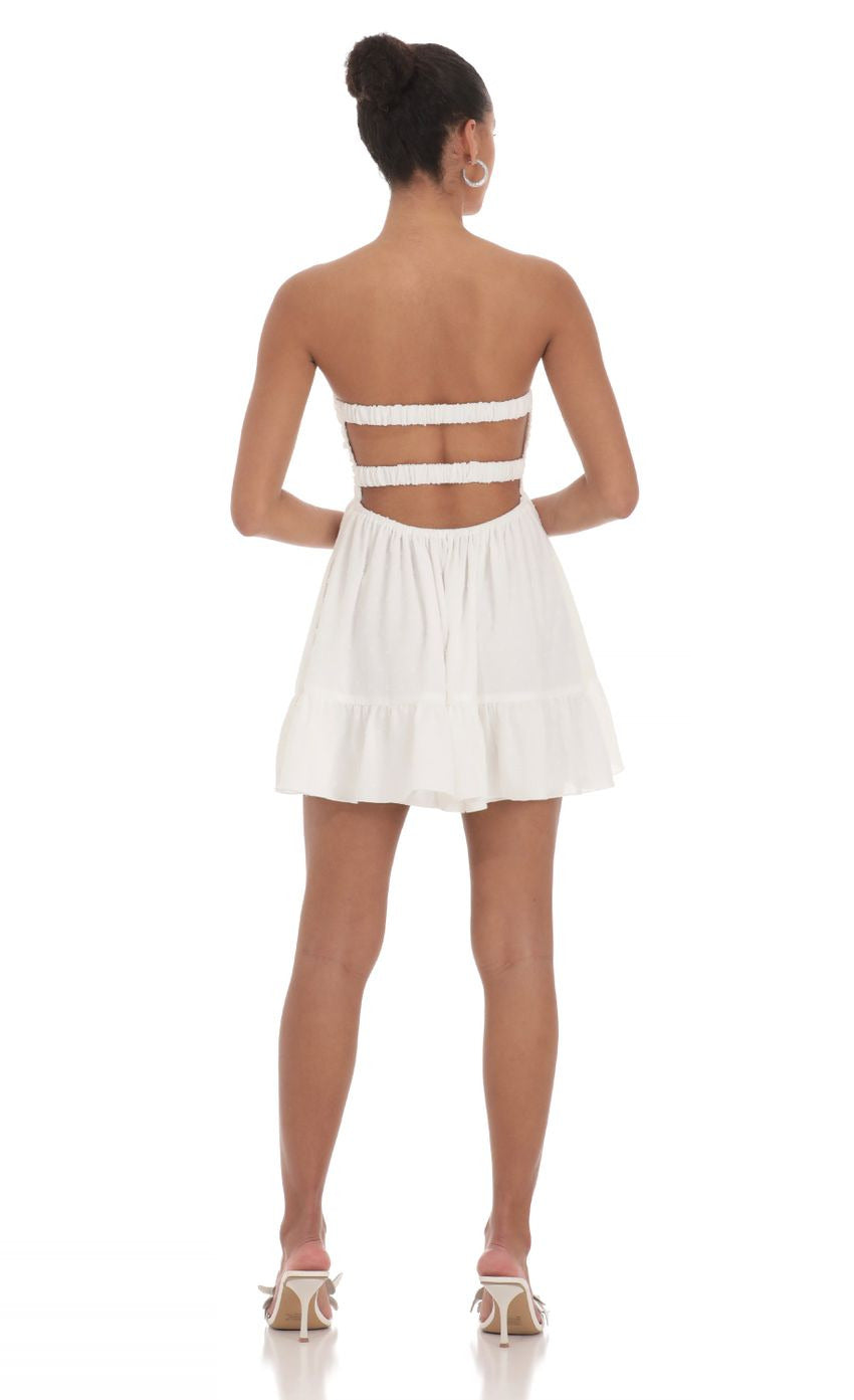 Lucy in the Sky Strapless Babydoll Dress