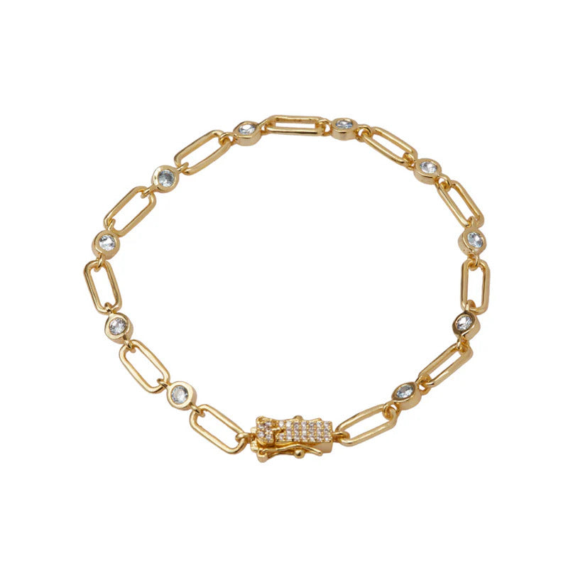 ARGENTO VIVO THE CZ CLIP BRACELET