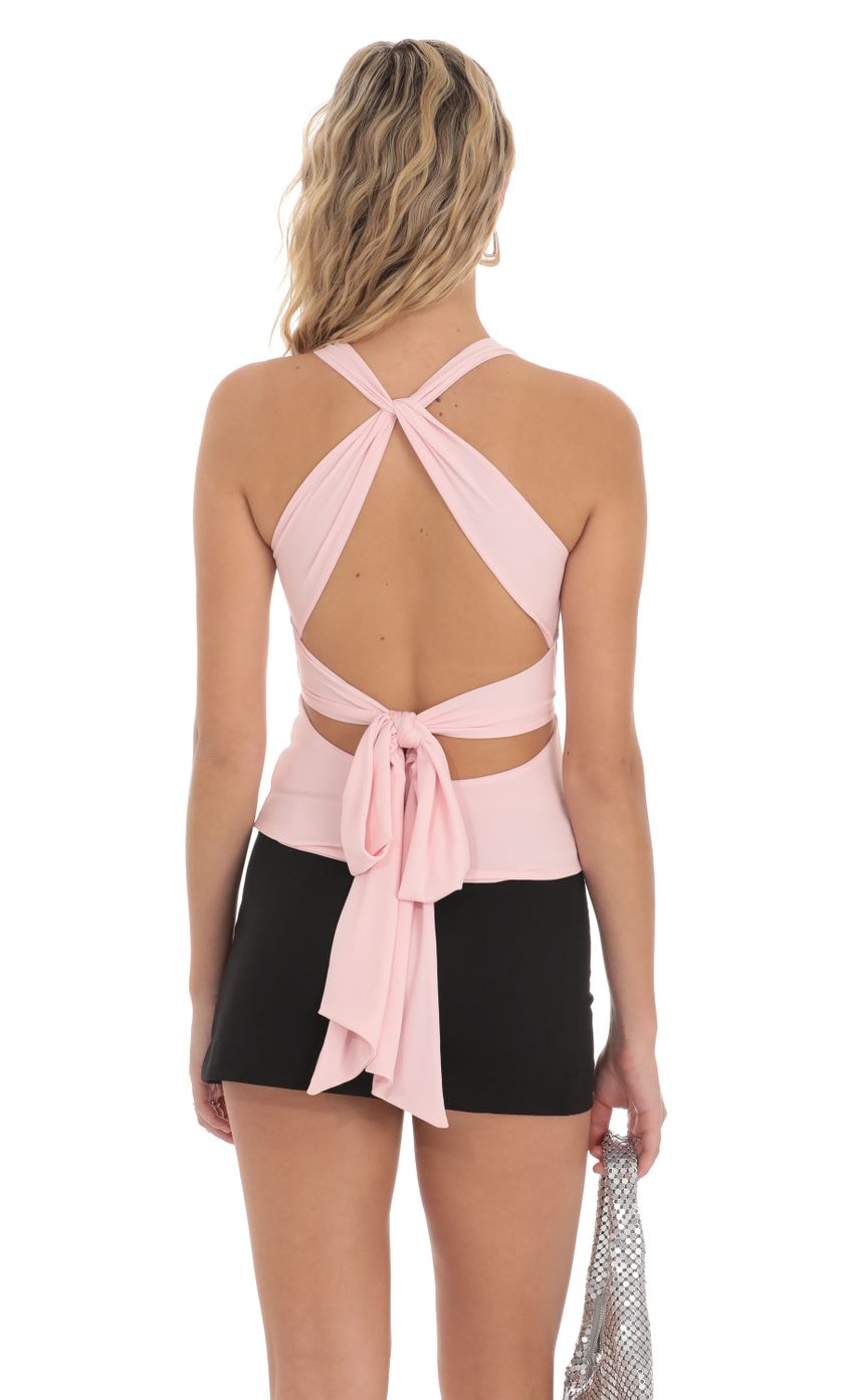 Lucy in the Sky Twist Cross Back Top