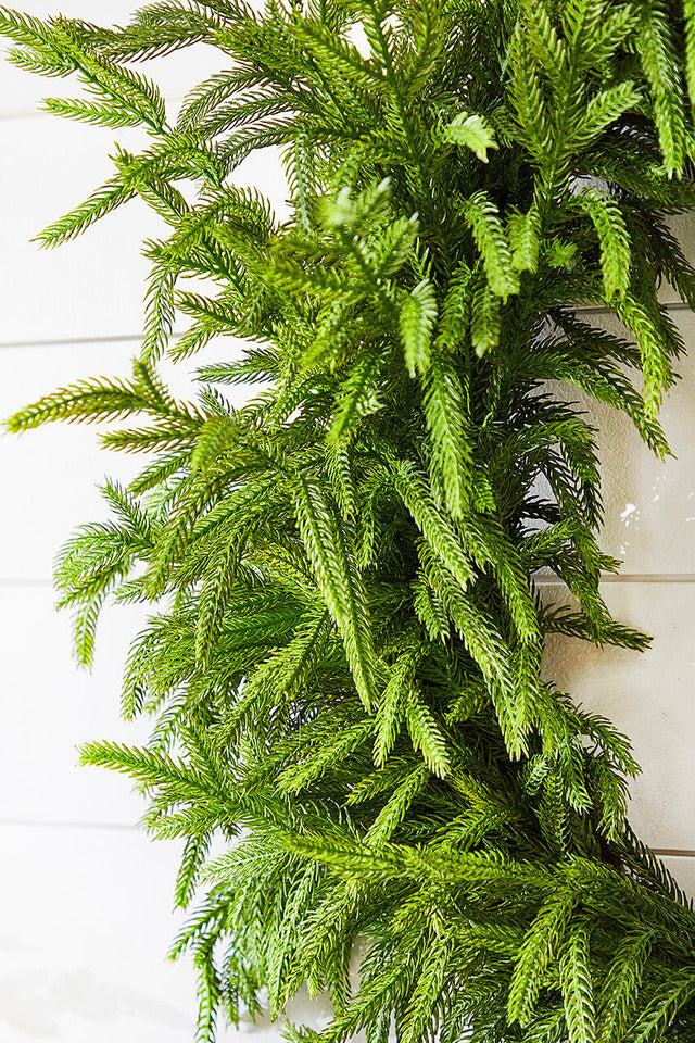 Decorator's Warehouse 30" Just Cut Real Touch Norfolk Pine Wreath