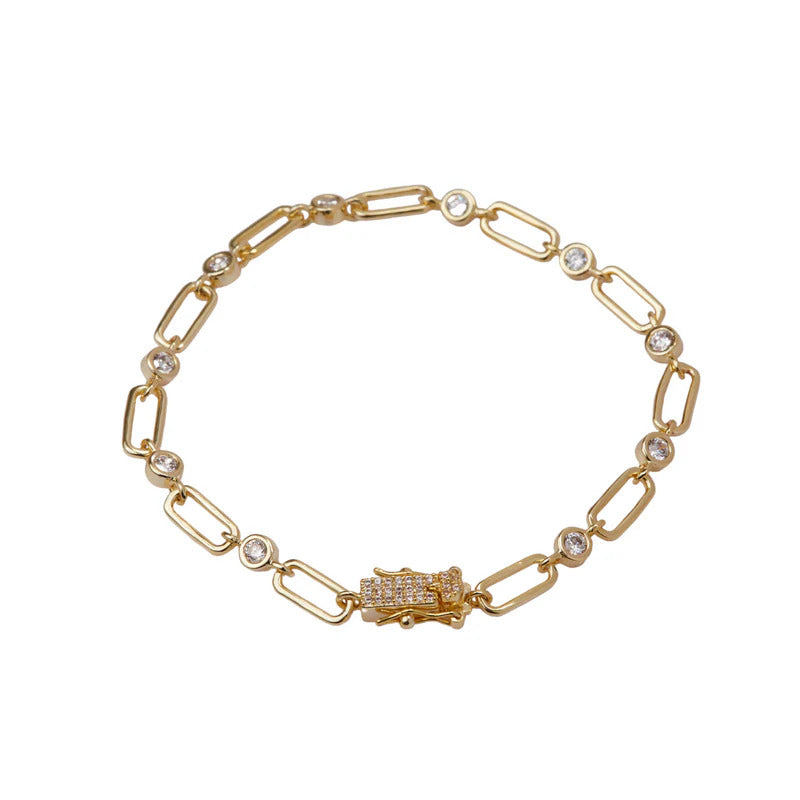 ARGENTO VIVO THE CZ CLIP BRACELET