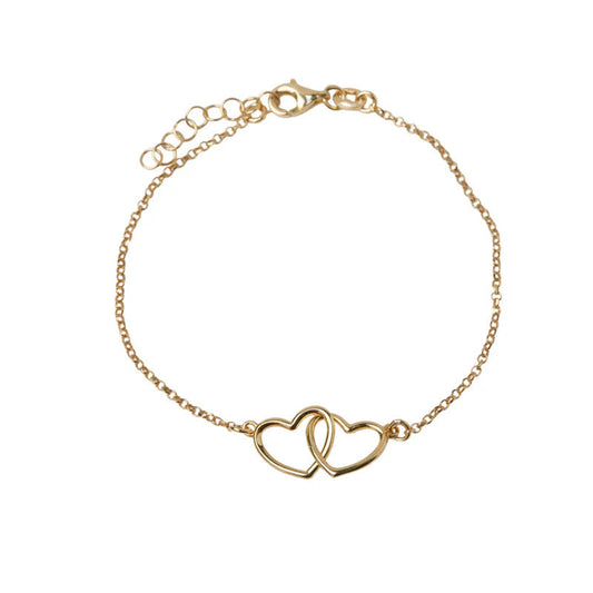 ARGENTO VIVO THE INTERLOCKING HEART BRACELET