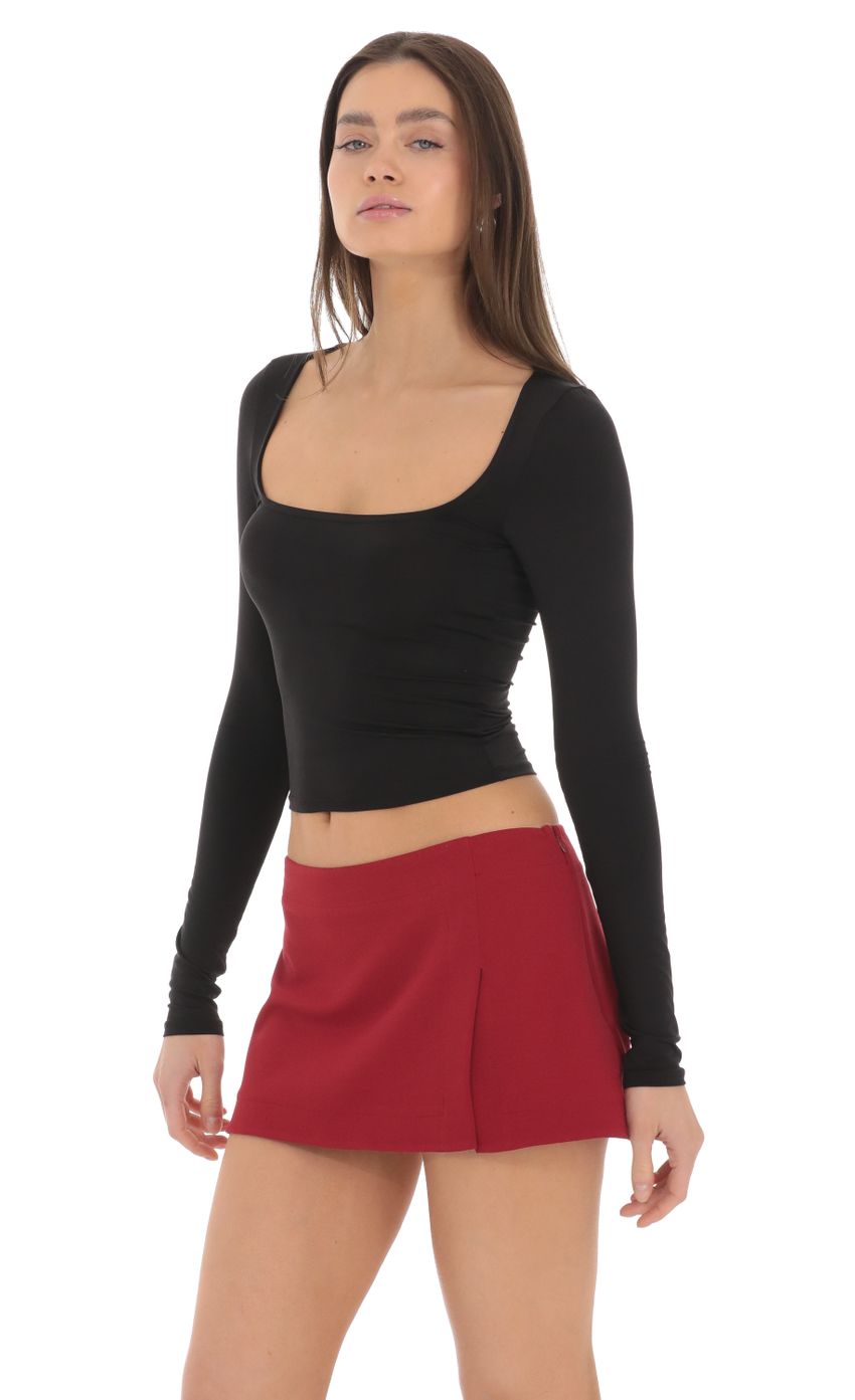 Lucy in the Sky Scoop Neck Long Sleeve Top