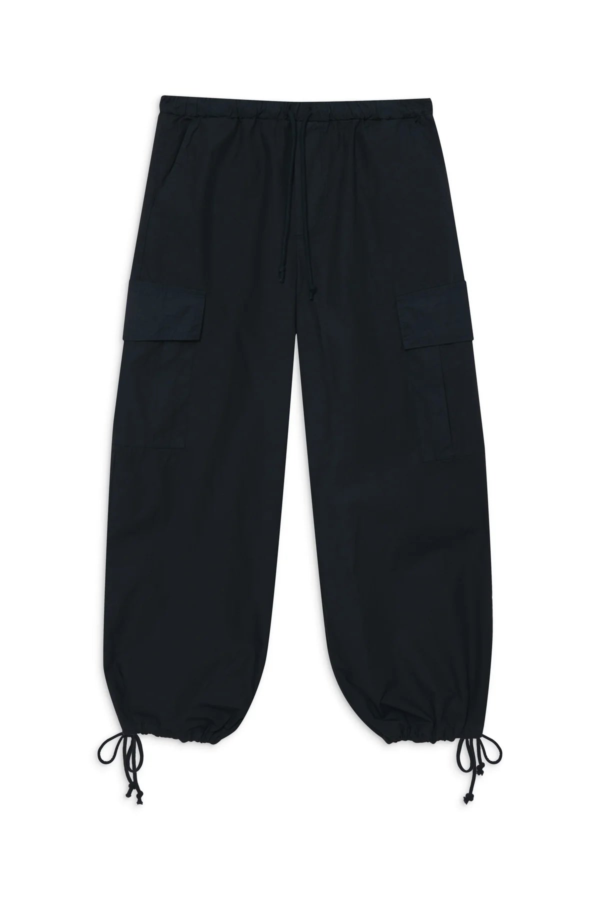 BAILEY/44 Women's Stateside Structured Poplin Drawstring Cargo Pant in New Navy