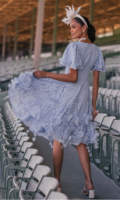 JessaKae Paisley Dress - Blue