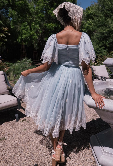 JessaKae Seraphina Dress - Blue Bell