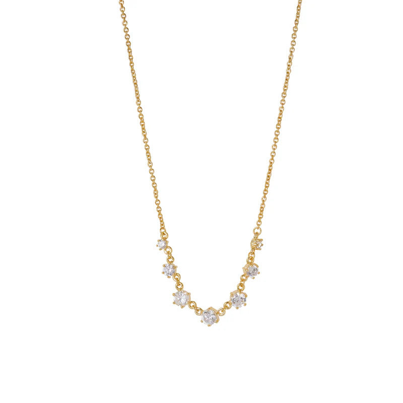 ARGENTO VIVO THE CZ ROSE NECKLACE