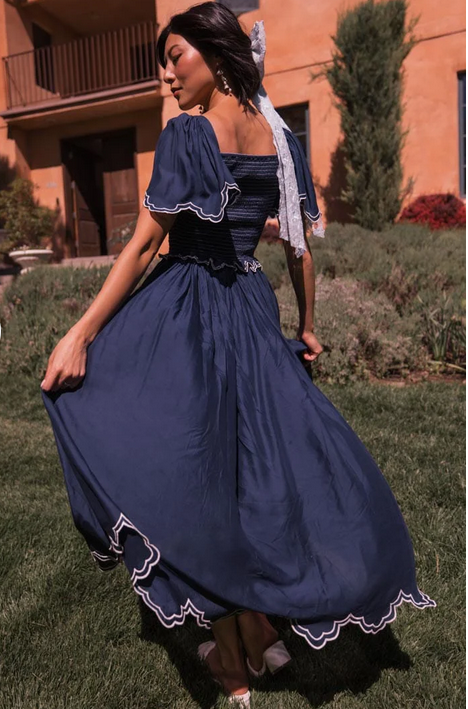 JessaKae Helen Dress - Navy