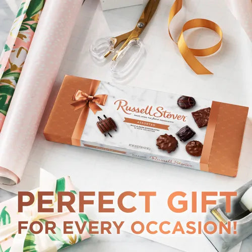 Russell Stover Chocolates Assorted Caramels, 9 oz. Box