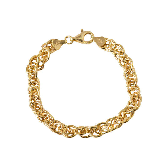 ARGENTO VIVO THE HOLLOW ROPE BRACELET