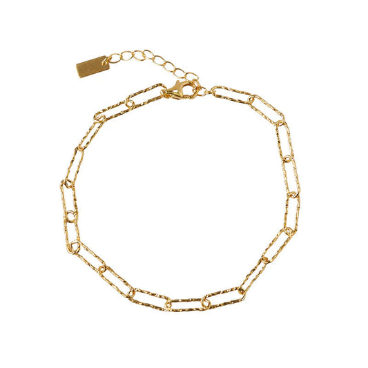 ARGENTO VIVO THE MOLTEN CLIP CHAIN BRACELET