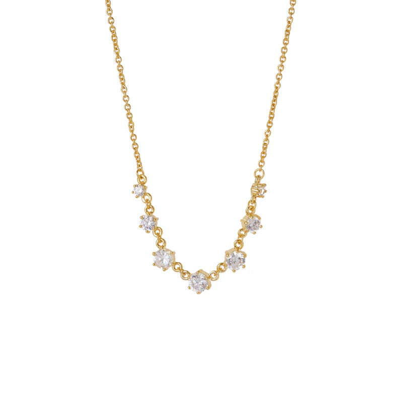 ARGENTO VIVO THE CZ ROSE NECKLACE