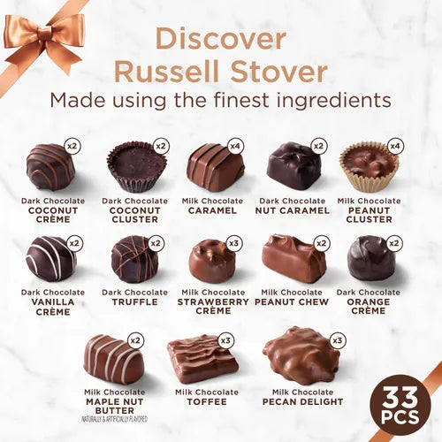 Russell Stover Chocolates Assorted Chocolates Big Box, 20 oz box