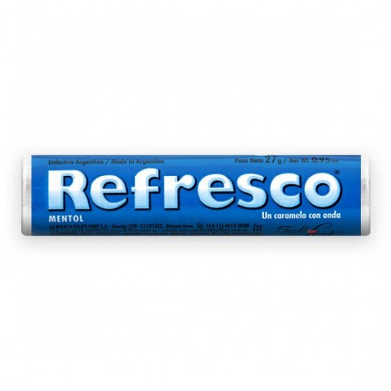 Pampa Direct Refresco Mentol & Eucalyptus Hard Candy By Felfort, 324 g / 11.4 oz (box of 12)