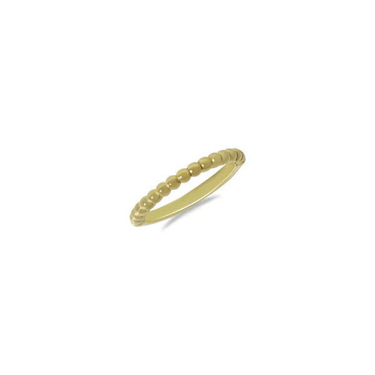 ARGENTO VIVO BEADED STACKABLE RING