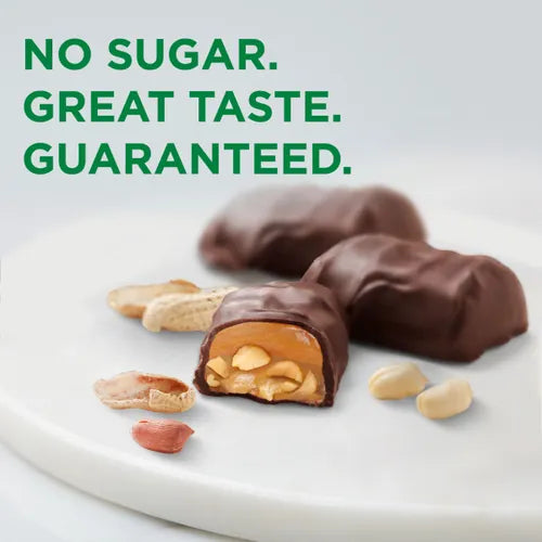 Russell Stover Chocolates Sugar Free Peanut, Caramel & Nougat Candies, 2.4 oz bag