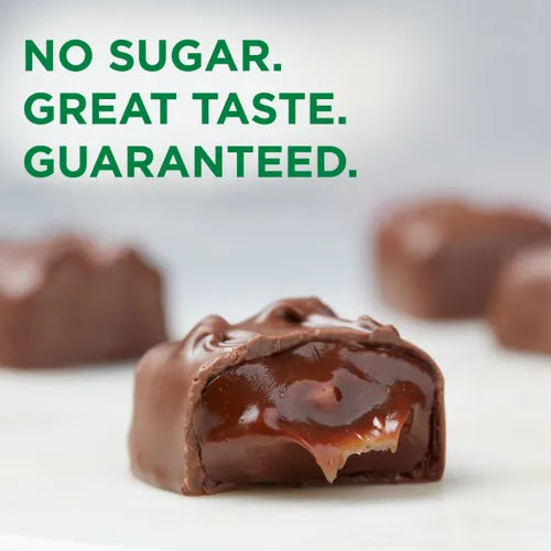 Russell Stover Chocolates Sugar Free Caramels Mini Chocolate Candies, 5 oz bag