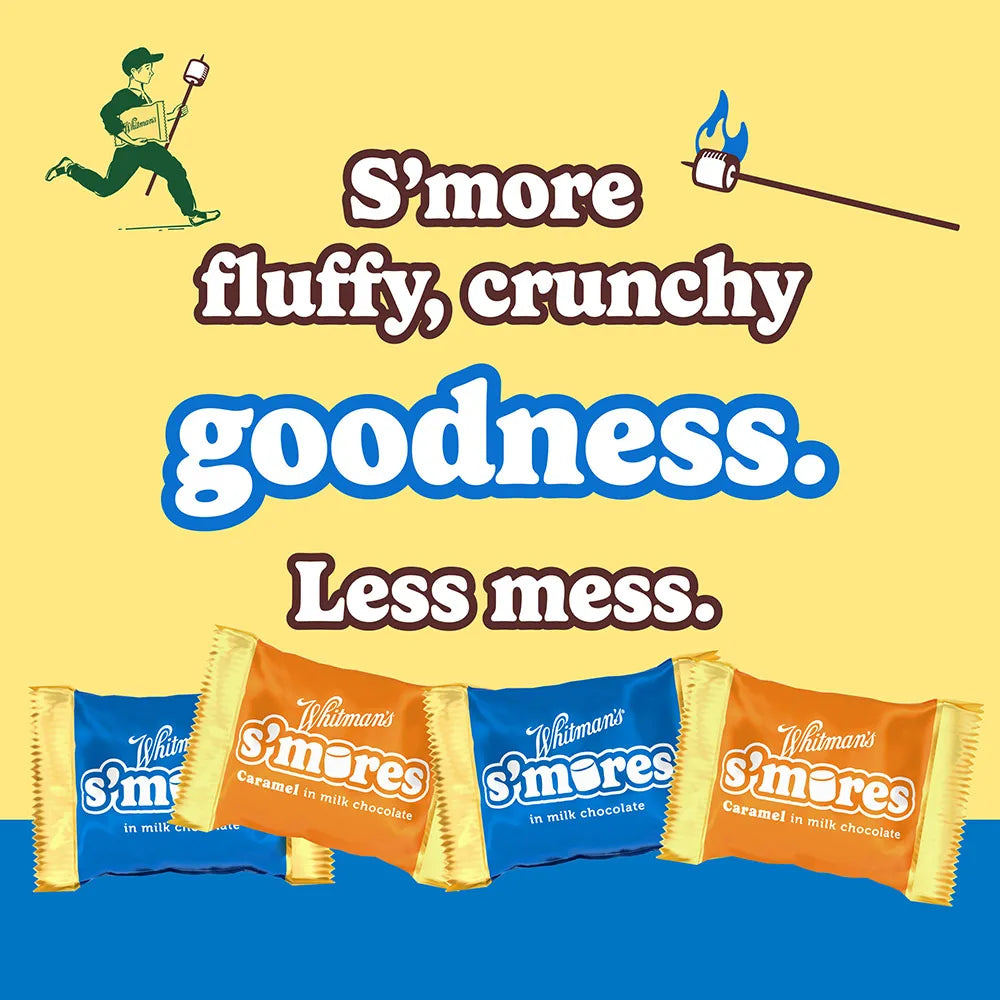 Russell Stover Chocolates Whitman's Milk Chocolate Classic Smores Bag, 7.3 oz bag