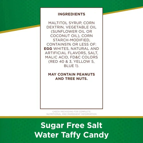 Russell Stover Chocolates Sugar Free Salt Water Taffy, 10 oz. Bag