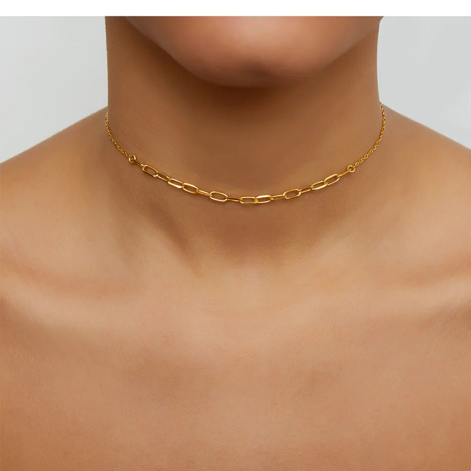 ARGENTO VIVO ADJUSTABLE LINK CHOKER
