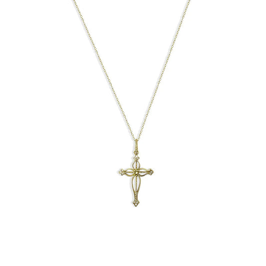 ARGENTO VIVO CROSS PENDANT NECKLACE