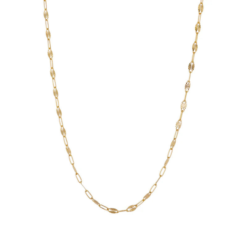 ARGENTO VIVO THE OVAL CLIP CHAIN NECKLACE
