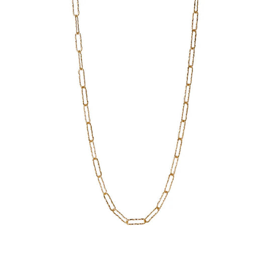 ARGENTO VIVO THE MOLTEN CLIP CHAIN NECKLACE