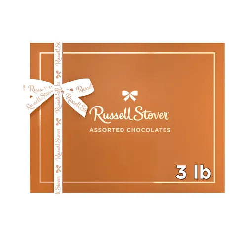 Russell Stover Chocolates Assorted Chocolates, 3 lb. Copper Box