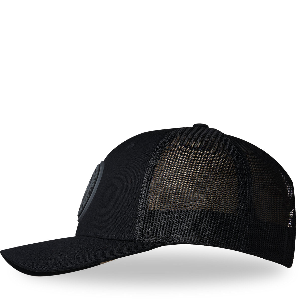 LaCrosse Footwear Rubber Patch Trucker Hat - Black