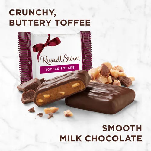 Russell Stover Chocolates Milk Chocolate Toffee Favorites, 6 oz. bag