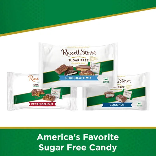 Russell Stover Chocolates Sugar Free Chocolate Candies - Multi Flavor, 10 oz. Bag