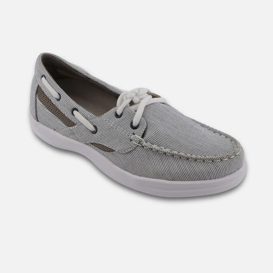 Apexfoot Women's Boat Shoe Petals Sydney - Gray