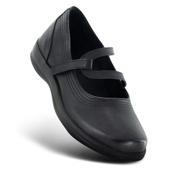 Apexfoot Women's Dress Shoe Petals Janice - Black