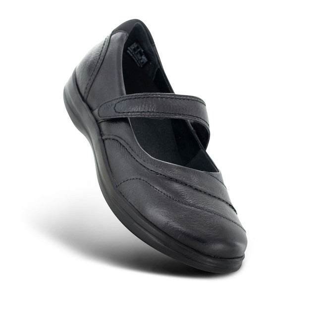 Apexfoot Women's Dress Shoe Petals Lisa - Black