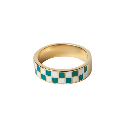 ARGENTO VIVO THE CHECKERED RING