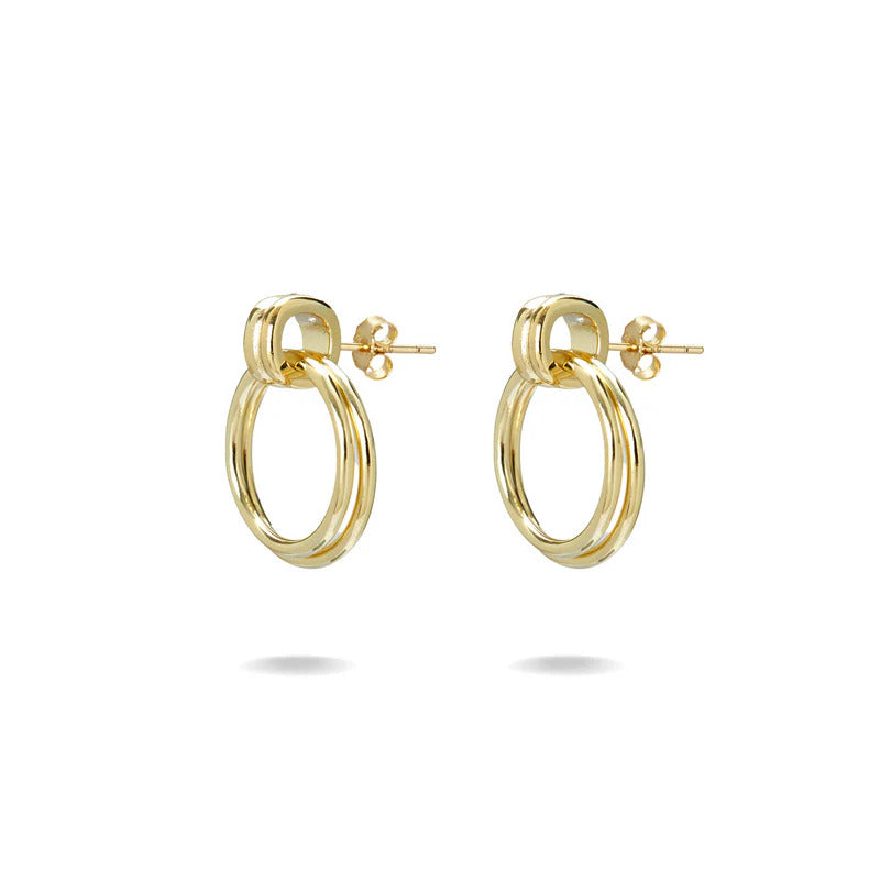 ARGENTO VIVO THE DOUBLE DOOR KNOCKER HOOP