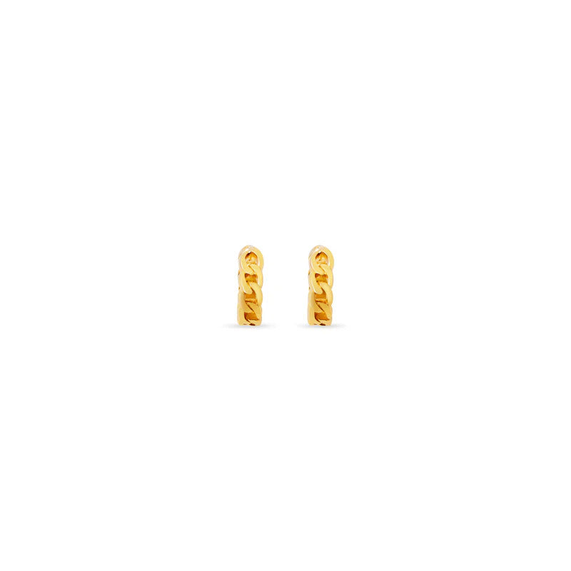 ARGENTO VIVO THE CURB CHAIN HUGGIE