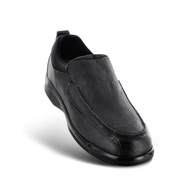 Apexfoot Men's Classic Moc Dress Shoe- Biomechanical - Black