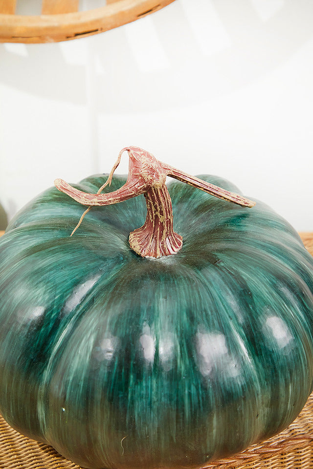 Decorator's Warehouse 9" x 5" Blue Latex Harvest Pumpkin Vine