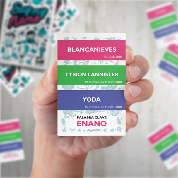 Pampa Direct Buró Say My Name Juegos de Previa - Card Game for Fun Parties