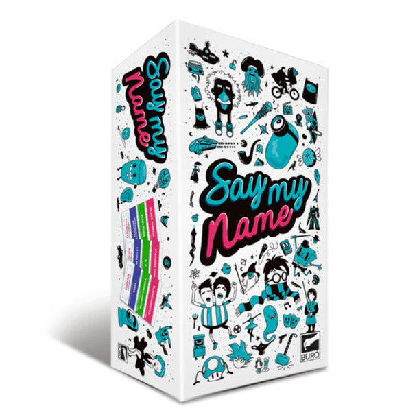 Pampa Direct Buró Say My Name Juegos de Previa - Card Game for Fun Parties