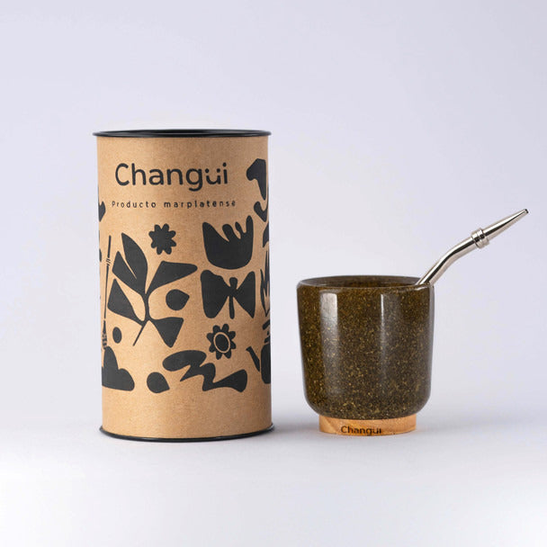 Pampa Direct Changüi Artisan Mate & Nickel-Plated Bronze Straw with Removable Filter for Perfect Enjoyment